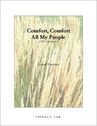 Comfort, Comfort All My People SATB choral sheet music cover Thumbnail